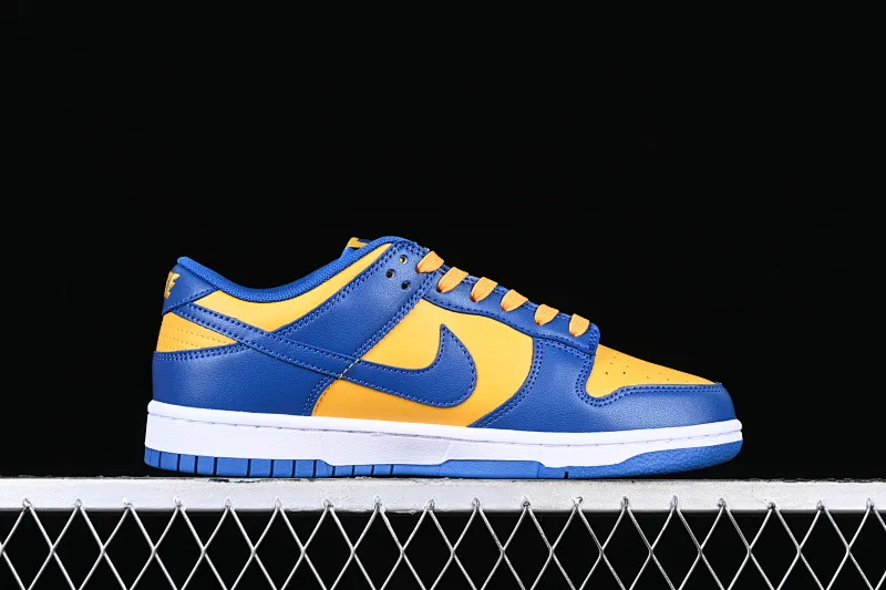 All categories Nk SB Dunk series Nk SB Dunk Low low-top sneakers Nk Dunk SB Low blue and yellow color matching SB smashed backboard fashion casual sneakers DD1391-402
